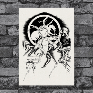 Lámina copia del original The Prodigy Liam Howlett