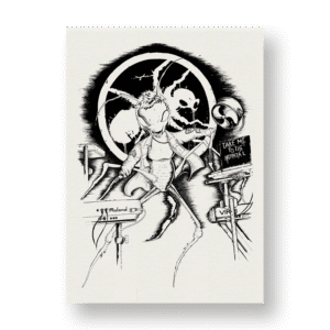 Lámina copia del original The Prodigy Liam Howlett