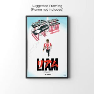póster inspirado en AKIRA con Liam Howlett de The Prodigy